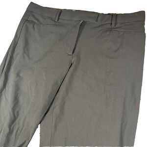 Gap Modern Boot Pants Womens 12T (36x35.5) Black Stretch Low Rise Flat Front